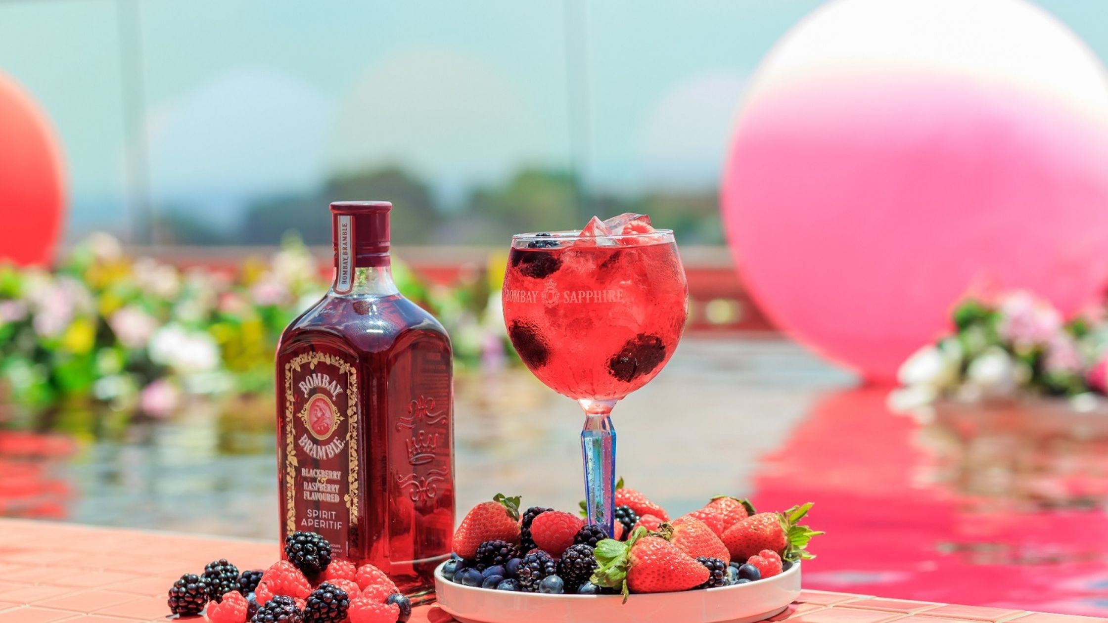 Berry-Infused Gin and Tonic